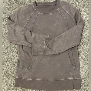 Lululemon Athletic Scuba Crew Pullover acid wash purple women’s size 6